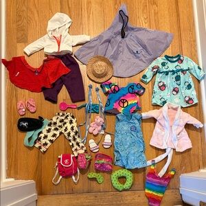American Girl Colorful Doll Outfit Set